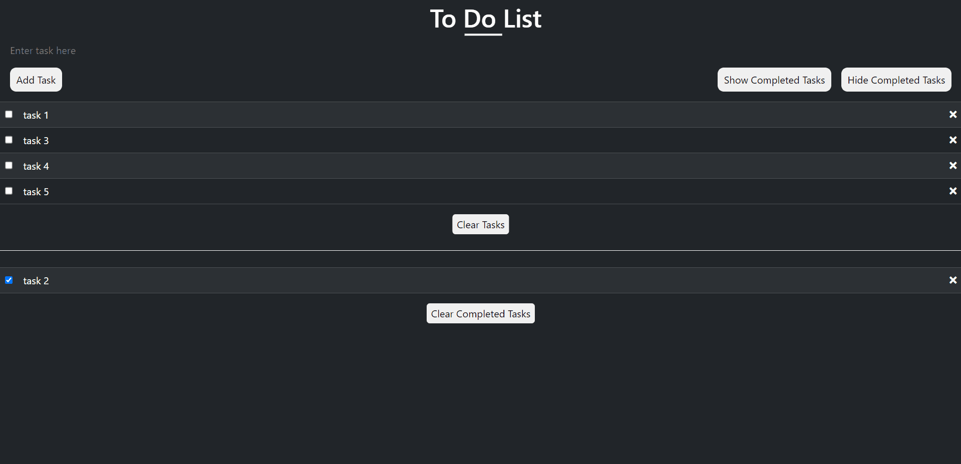 To Do List
